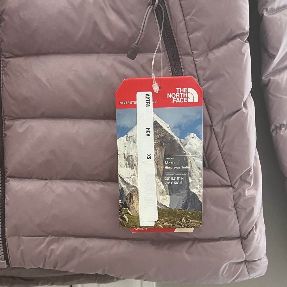 The North Face Lavender Quilted Jacket - Picture 3 of 4
